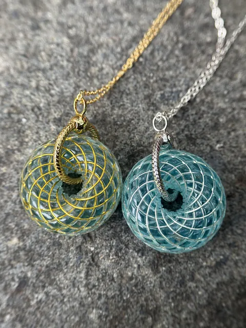 จี้ Torus · Blue Apatite · ภาพ 1