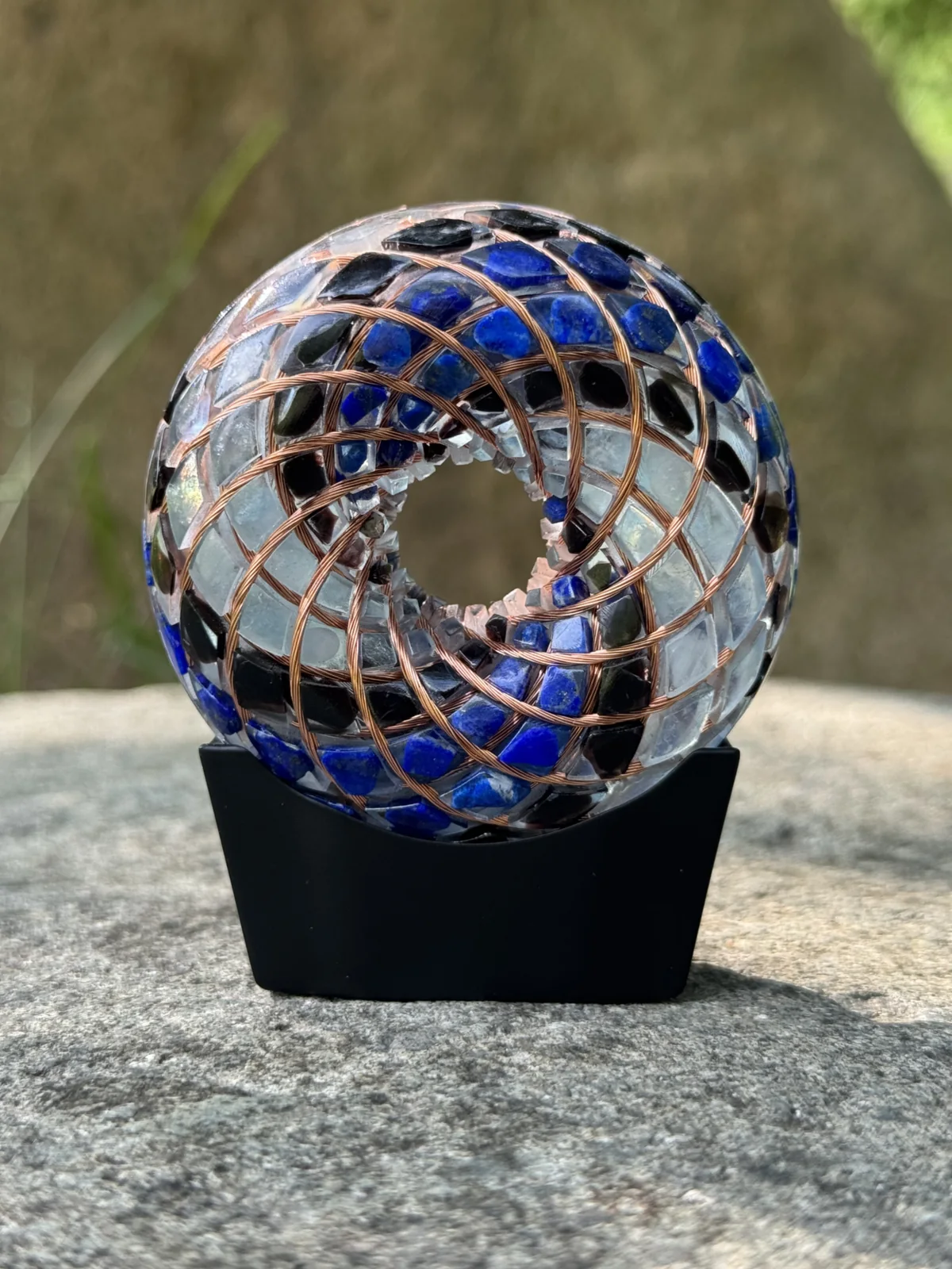 Rodin Coil · Aquamarine · 6 cm · ภาพ 1
