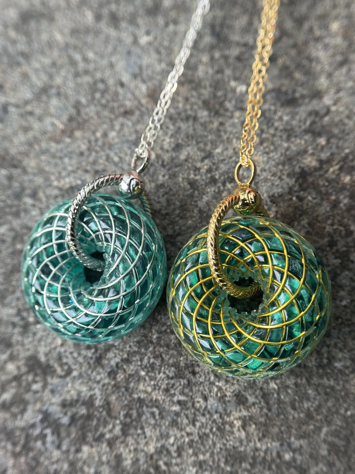 จี้ Torus · Malachite · ภาพ 1